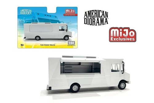 White food truck diecast 64 - truck,