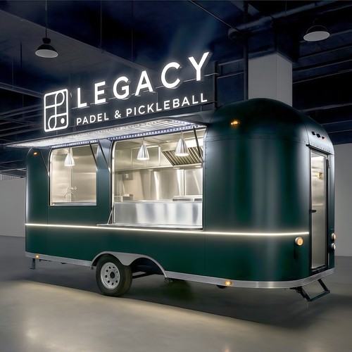 Food trailer truck - food,