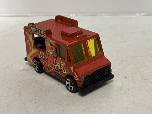 Hot wheels food truck red - truck,