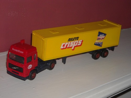 Corgi red volvo cab - cab, sooner