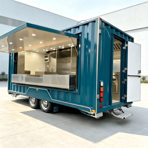 Fast food trailer - fast, truck