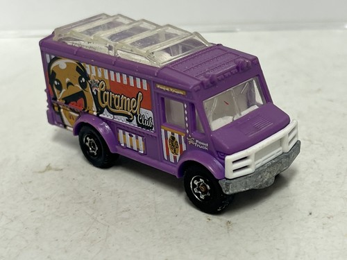 Matchbox food truck purple - truck,