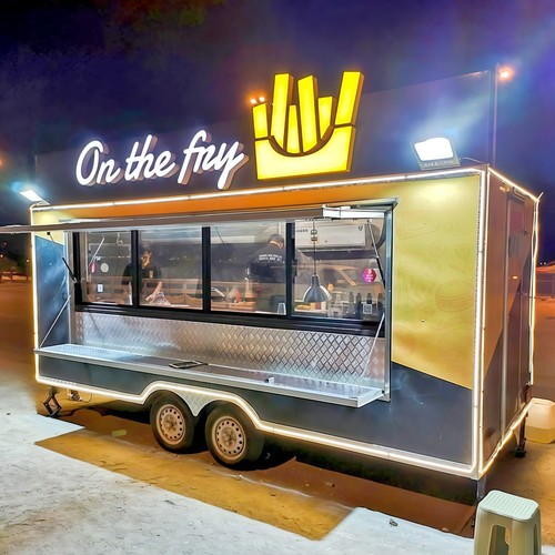 Fast food cart trailer - food,
