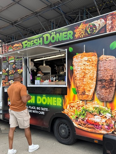 Food truck burger van - food,