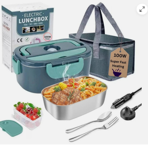 Electric heated lunch - lunch, food